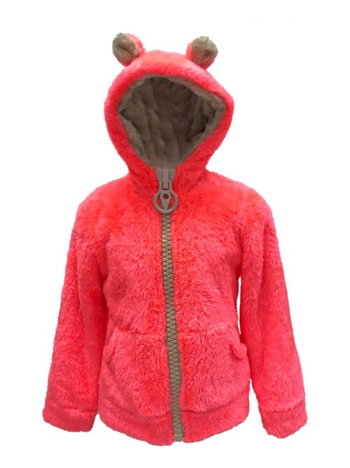 Blouson polaire à capuche fille FARELI - DEGRE CELSIUS - Kiabi