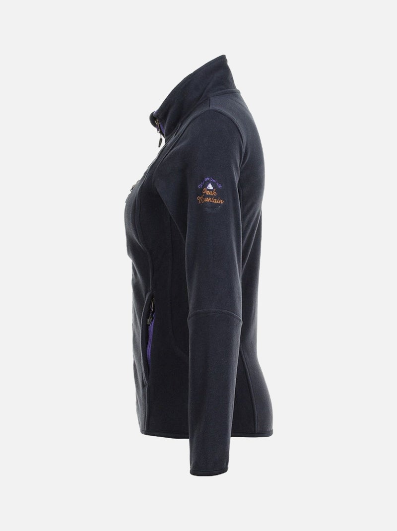 Blouson polaire   ACALON - PEAK MOUNTAIN Bleu marine - Kiabi