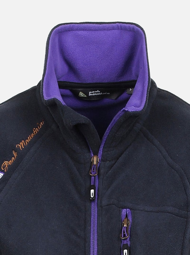 Blouson polaire   ACALON - PEAK MOUNTAIN Bleu marine - Kiabi