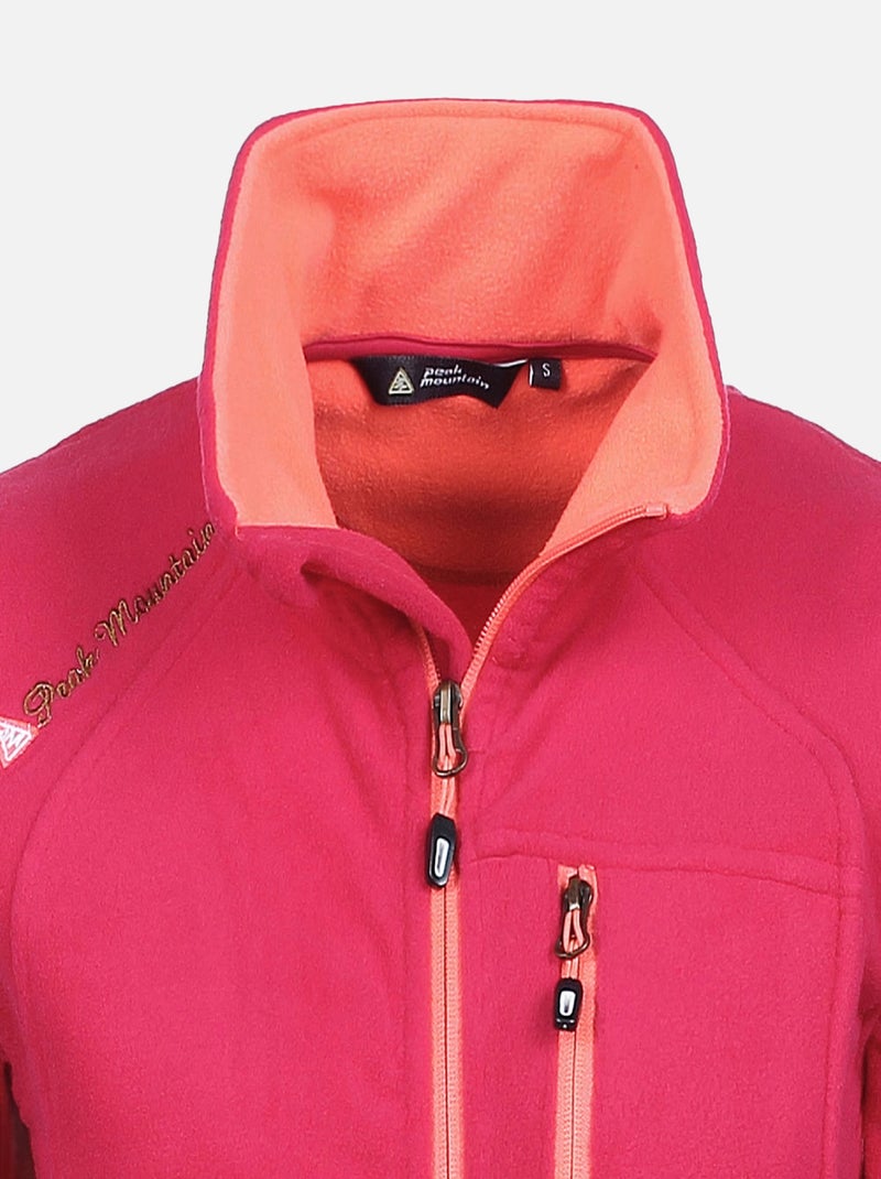 Blouson polaire   ACALON - PEAK MOUNTAIN Rose fushia - Kiabi
