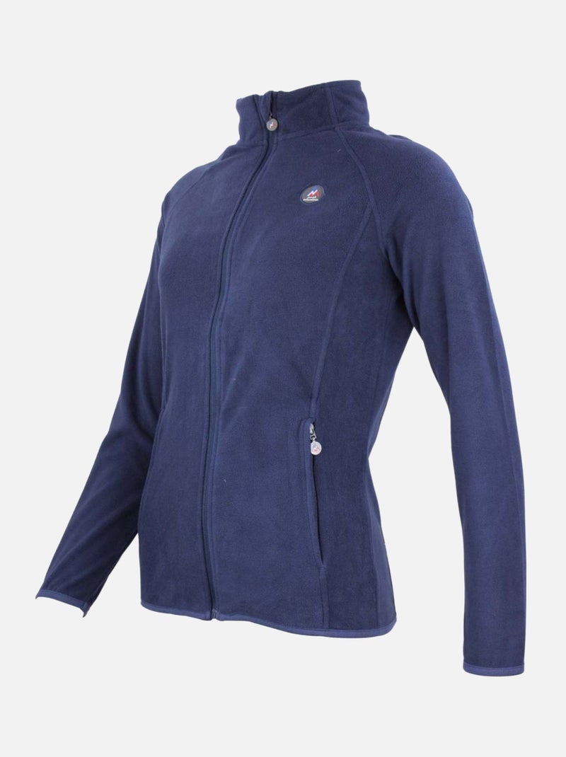 Blouson polaire   ACALONO - PEAK MOUNTAIN Bleu marine - Kiabi