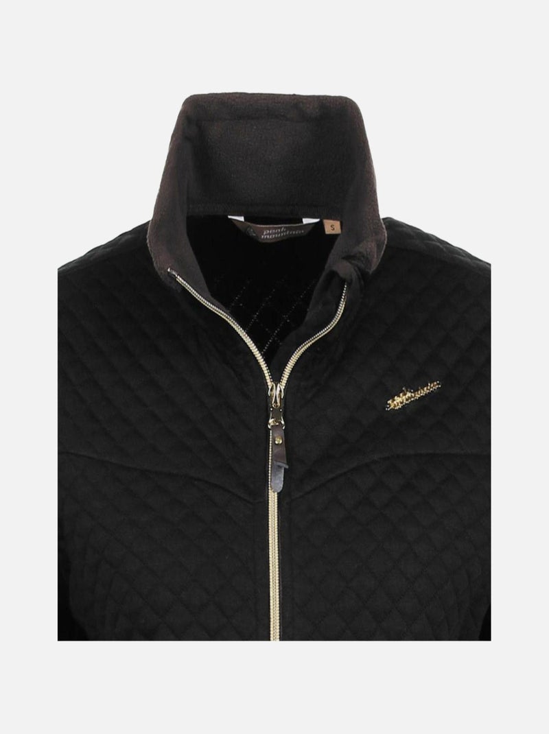 Blouson polaire   ACAMFULL - PEAK MOUNTAIN Noir Noir - Kiabi