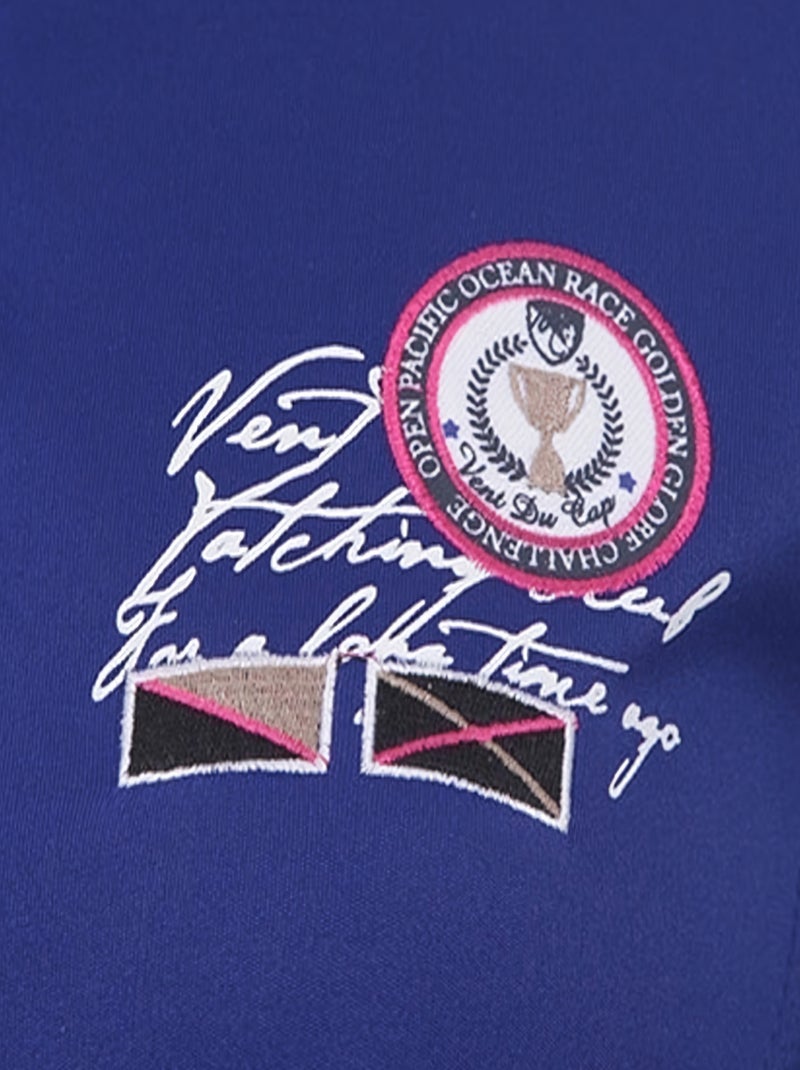 Blouson polaire   ACELO - VENT DU CAP Bleu - Kiabi