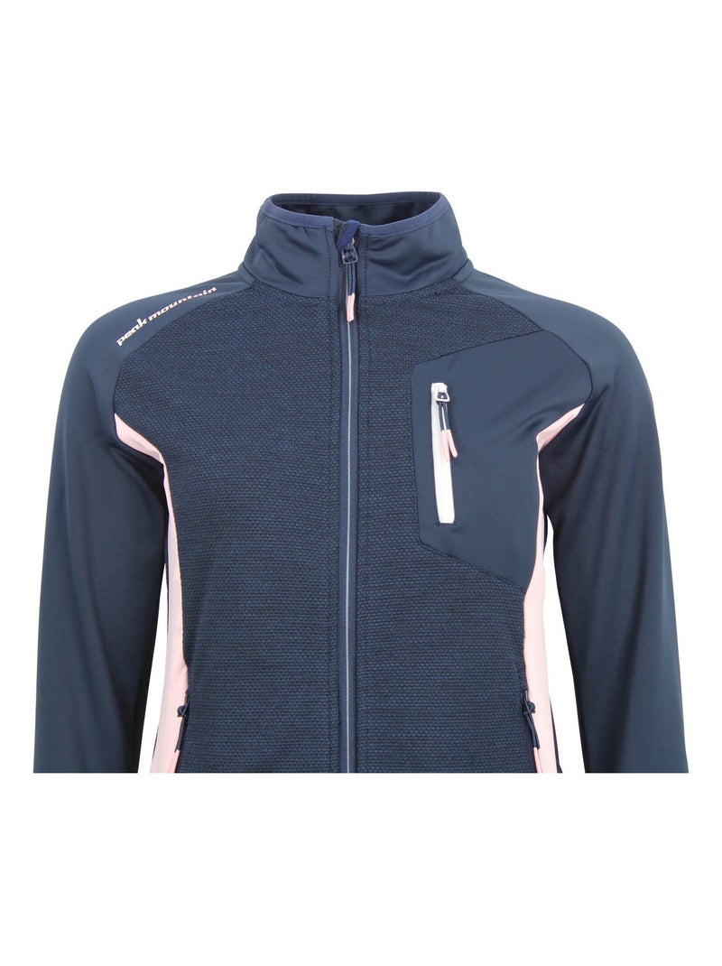 Blouson polaire ACERIN - PEAK MOUNTAIN Bleu marine - Kiabi