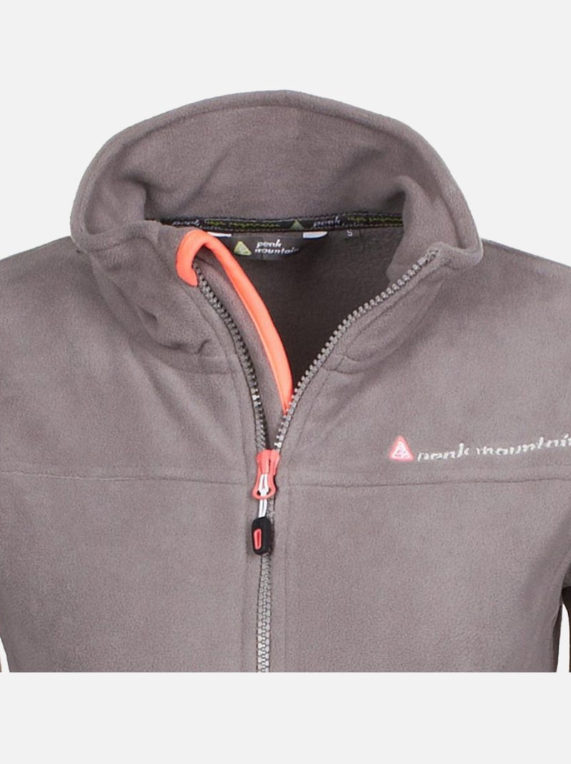 Blouson polaire   ACESARE - PEAK MOUNTAIN Gris taupe - Kiabi