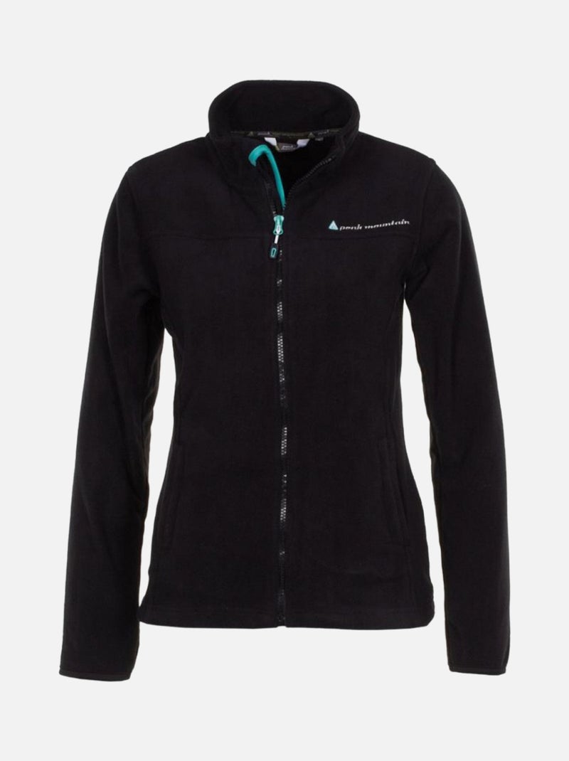 Blouson polaire   ACESARE - PEAK MOUNTAIN Noir Noir - Kiabi