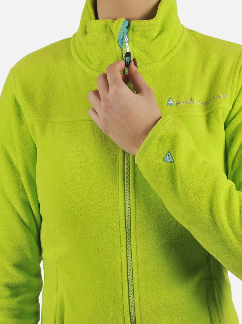 Blouson polaire   ACESARE - PEAK MOUNTAIN Vert - Kiabi