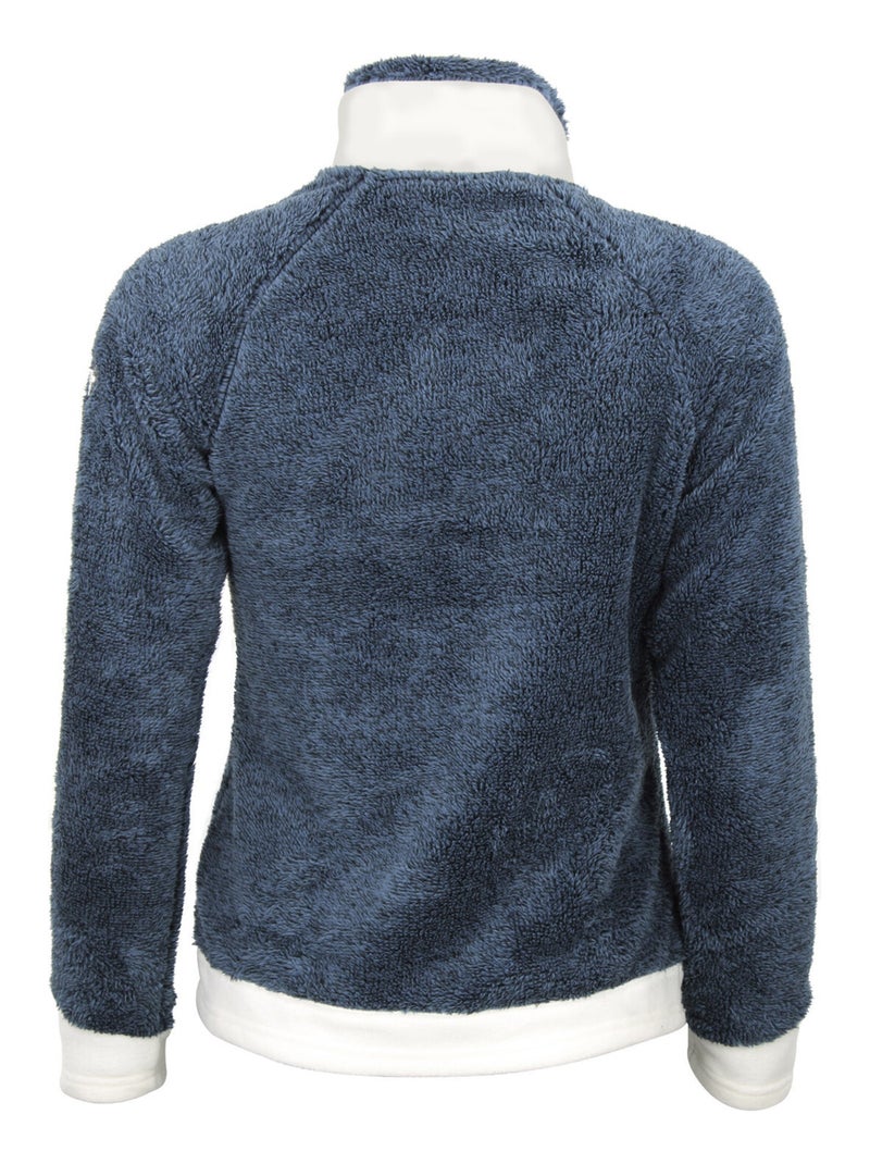 Blouson polaire   ACHEF - PEAK MOUNTAIN Bleu marine - Kiabi