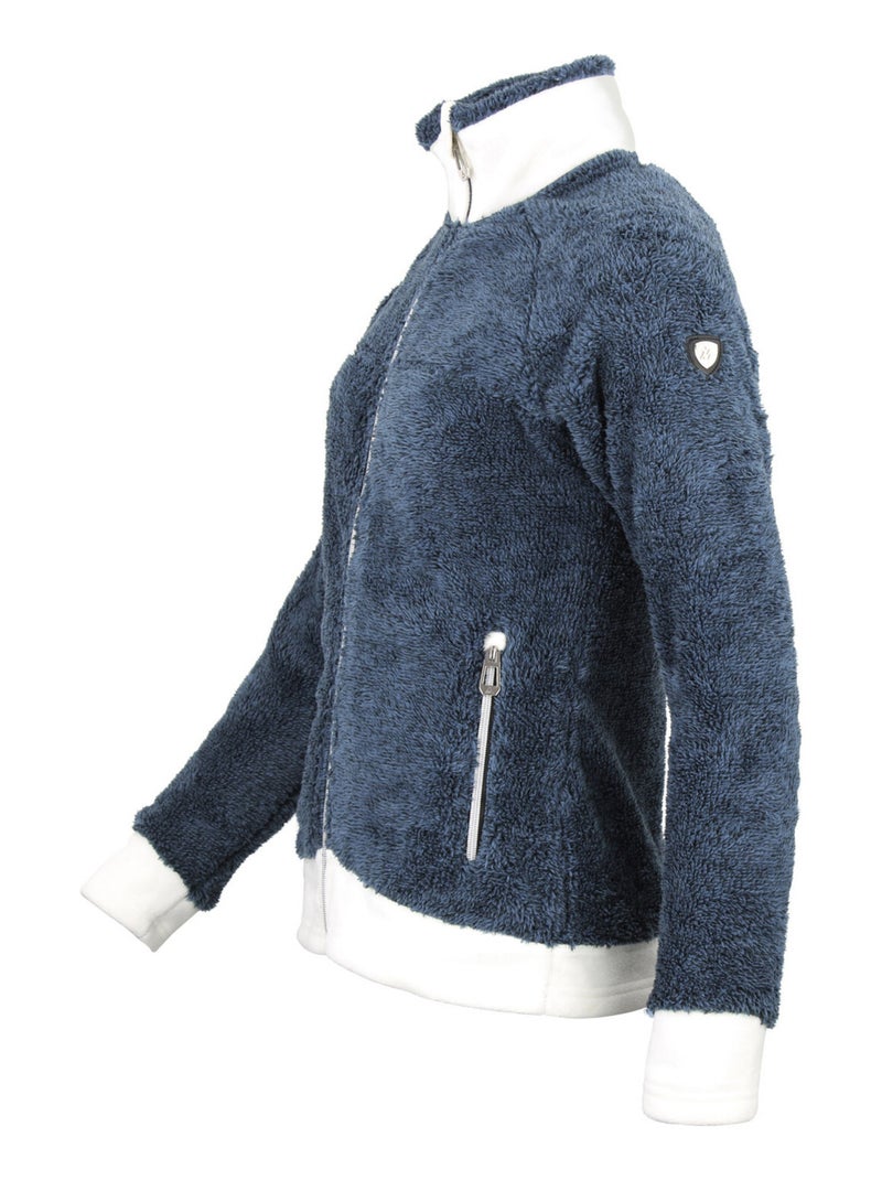 Blouson polaire   ACHEF - PEAK MOUNTAIN Bleu marine - Kiabi