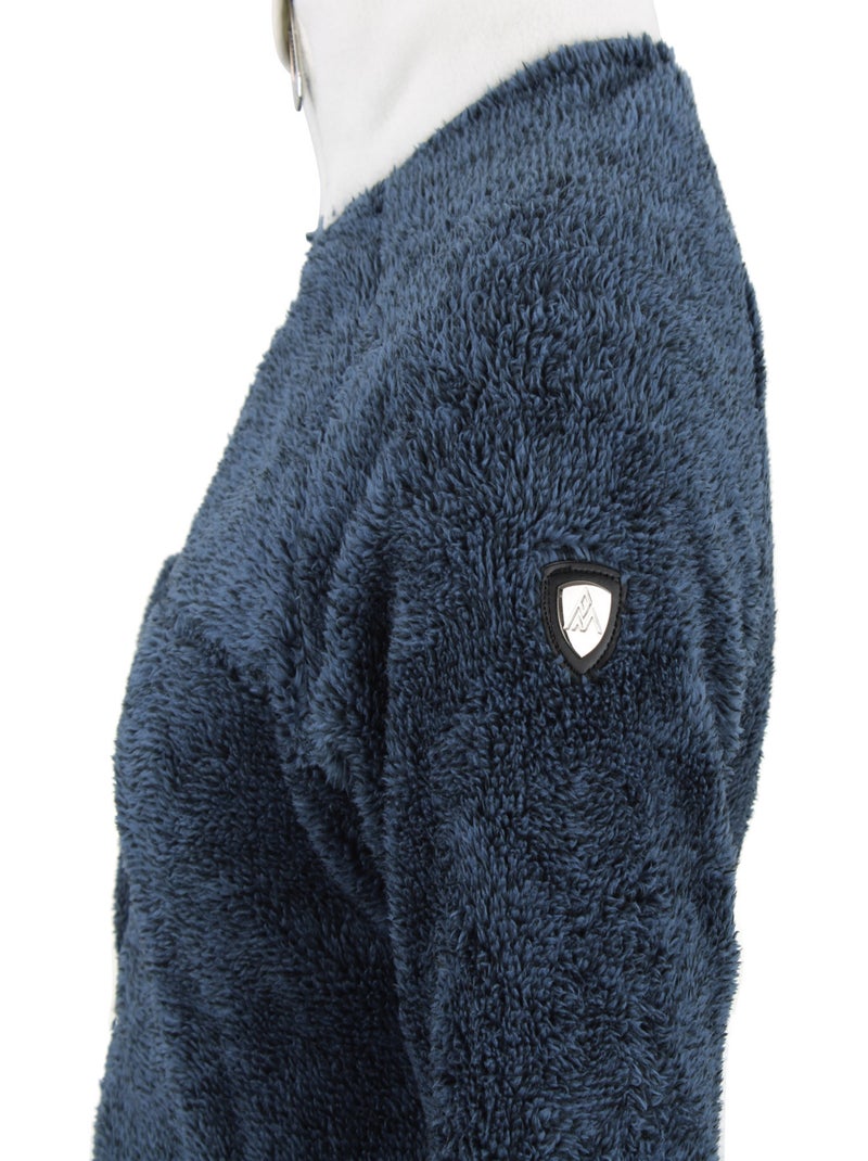 Blouson polaire   ACHEF - PEAK MOUNTAIN Bleu marine - Kiabi