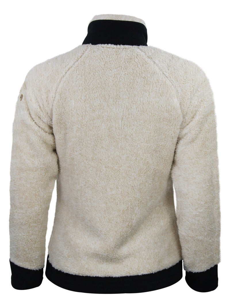 Blouson polaire   ACHEF - PEAK MOUNTAIN Ecru - Kiabi