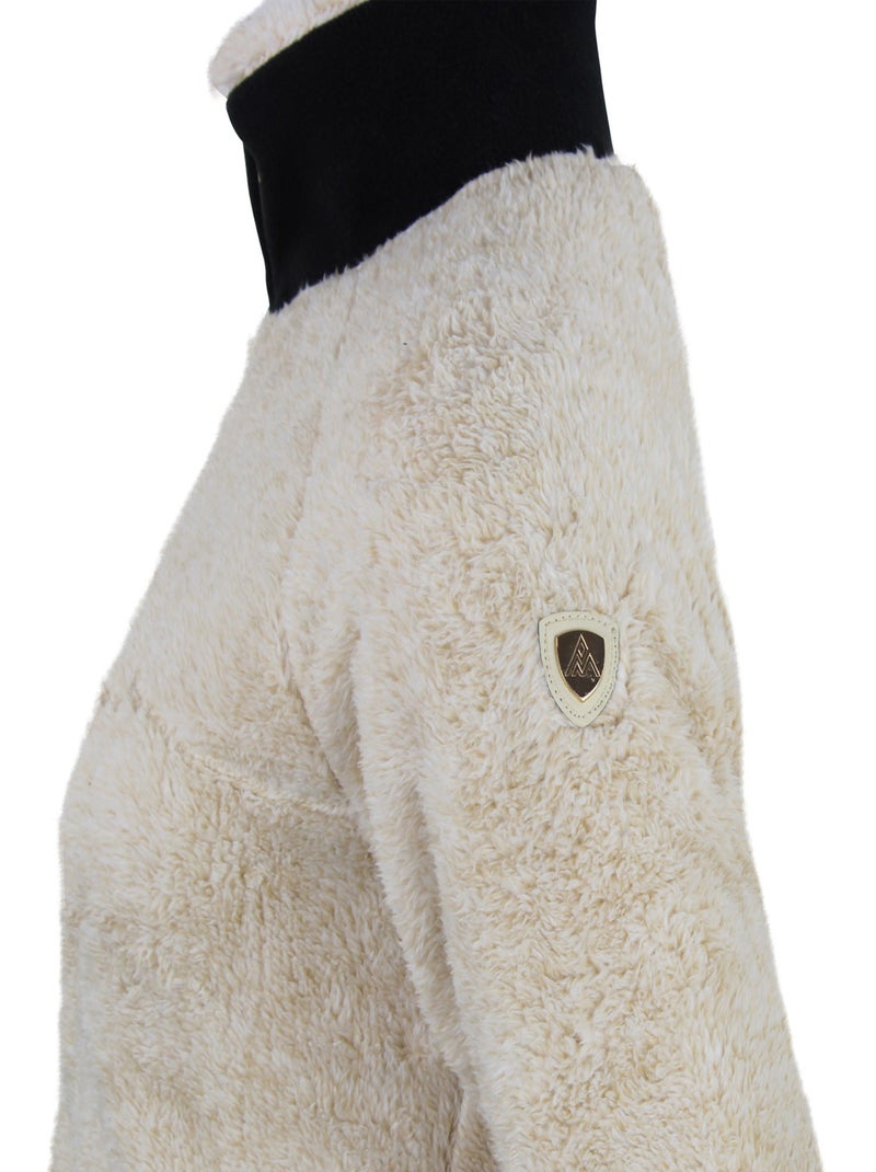 Blouson polaire   ACHEF - PEAK MOUNTAIN Ecru - Kiabi