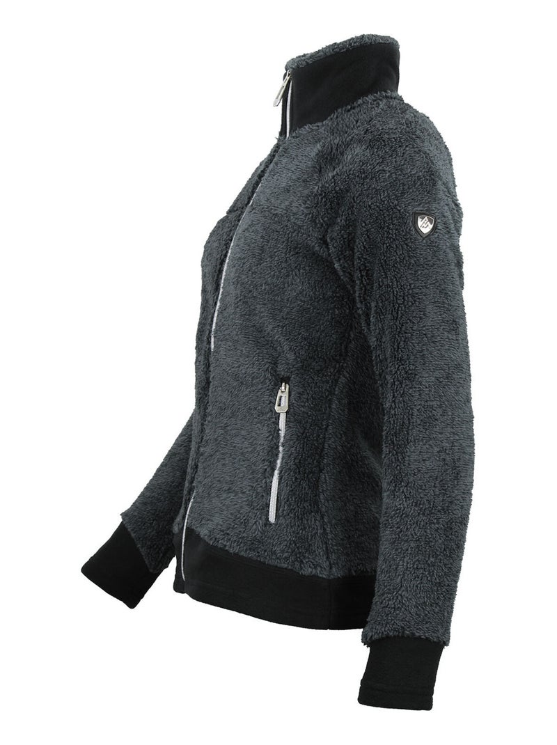 Blouson polaire   ACHEF - PEAK MOUNTAIN gris anthracite - Kiabi