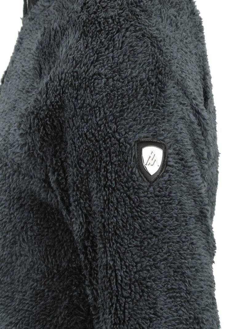 Blouson polaire   ACHEF - PEAK MOUNTAIN gris anthracite - Kiabi