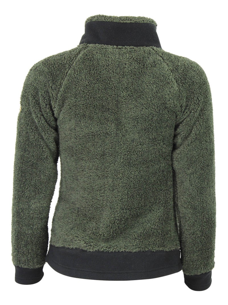 Blouson polaire   ACHEF - PEAK MOUNTAIN Kaki - Kiabi