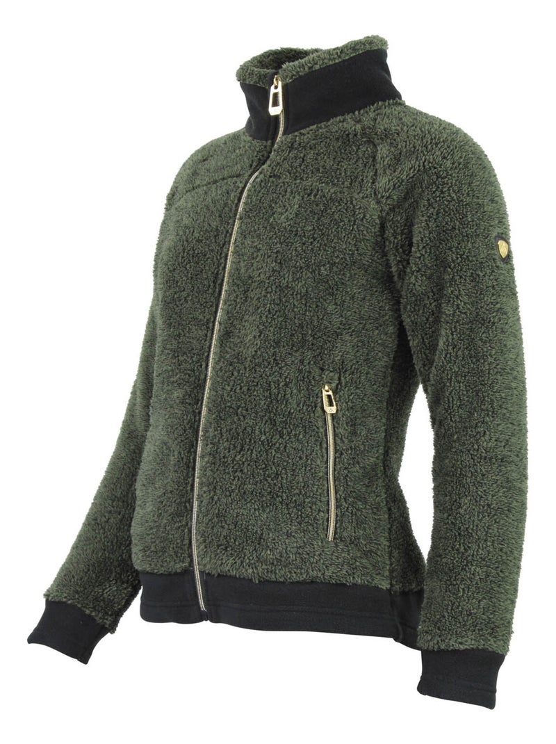 Blouson polaire   ACHEF - PEAK MOUNTAIN Kaki - Kiabi