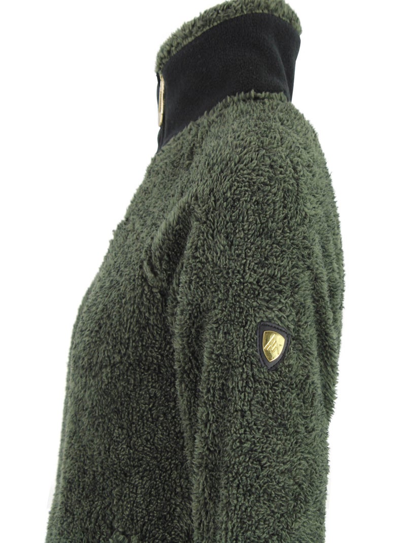 Blouson polaire   ACHEF - PEAK MOUNTAIN Kaki - Kiabi