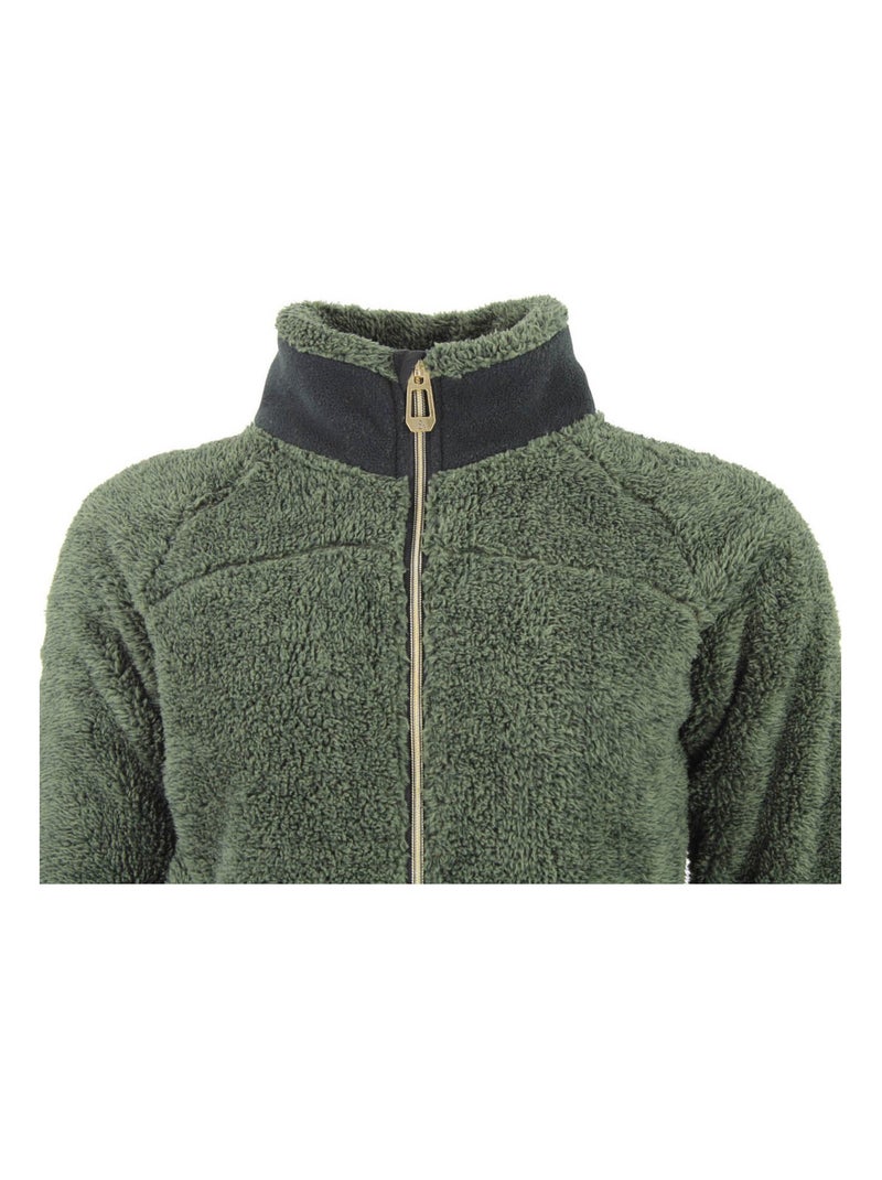 Blouson polaire   ACHEF - PEAK MOUNTAIN Kaki - Kiabi