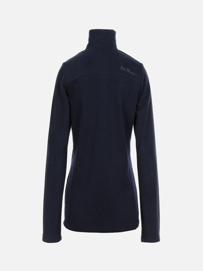 Blouson polaire   ACHIFFER - PEAK MOUNTAIN Bleu marine - Kiabi
