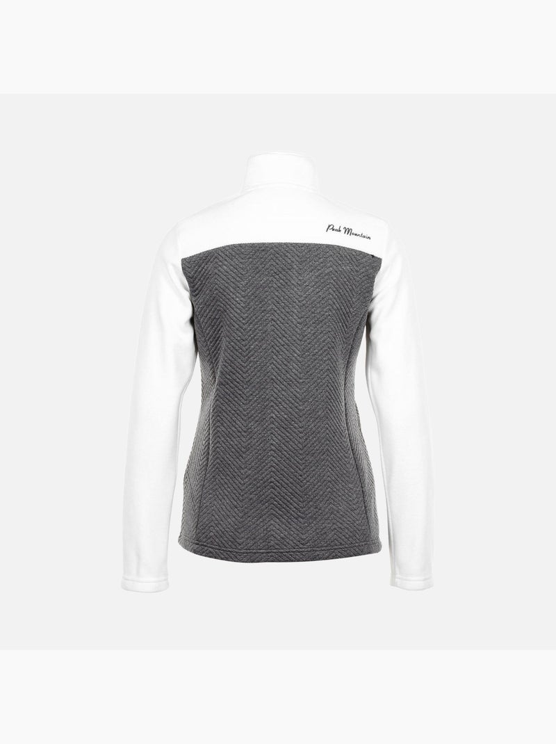 Blouson polaire   ACHIFFER - PEAK MOUNTAIN Gris - Kiabi
