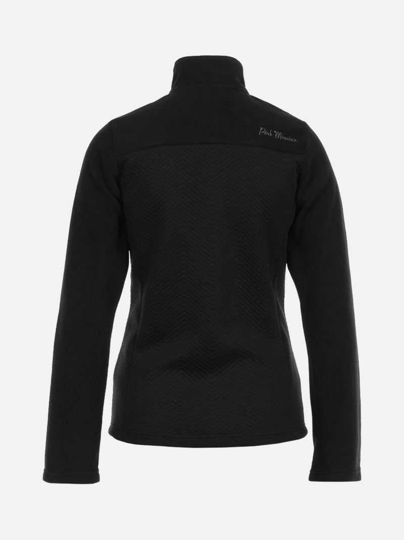 Blouson polaire   ACHIFFER - PEAK MOUNTAIN Noir Noir - Kiabi