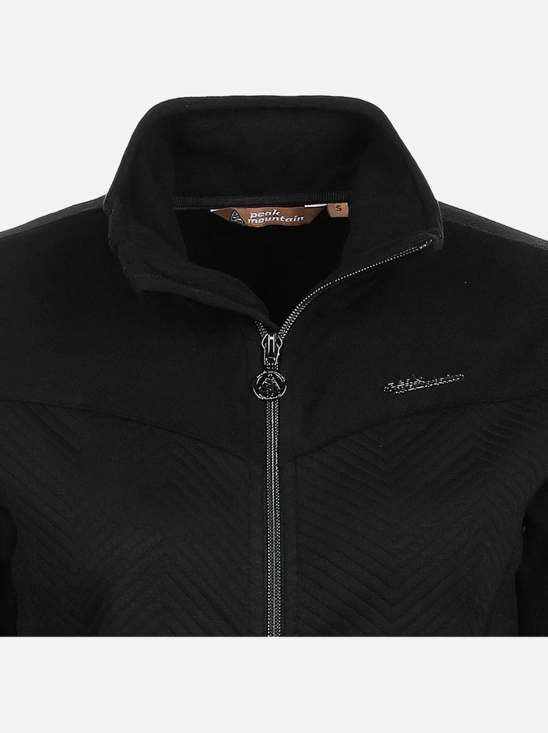 Blouson polaire   ACHIFFER - PEAK MOUNTAIN Noir Noir - Kiabi