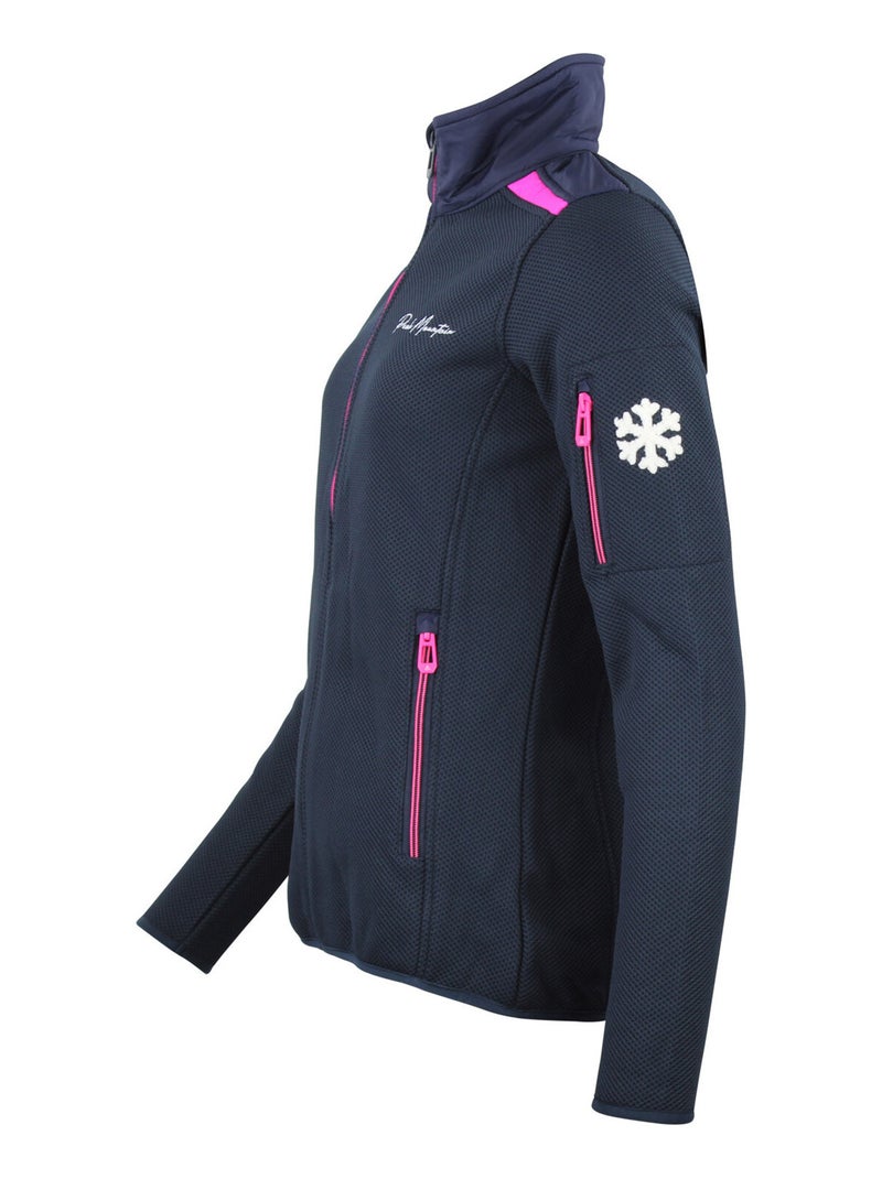 Blouson polaire   ACHILLE - PEAK MOUNTAIN Bleu marine - Kiabi