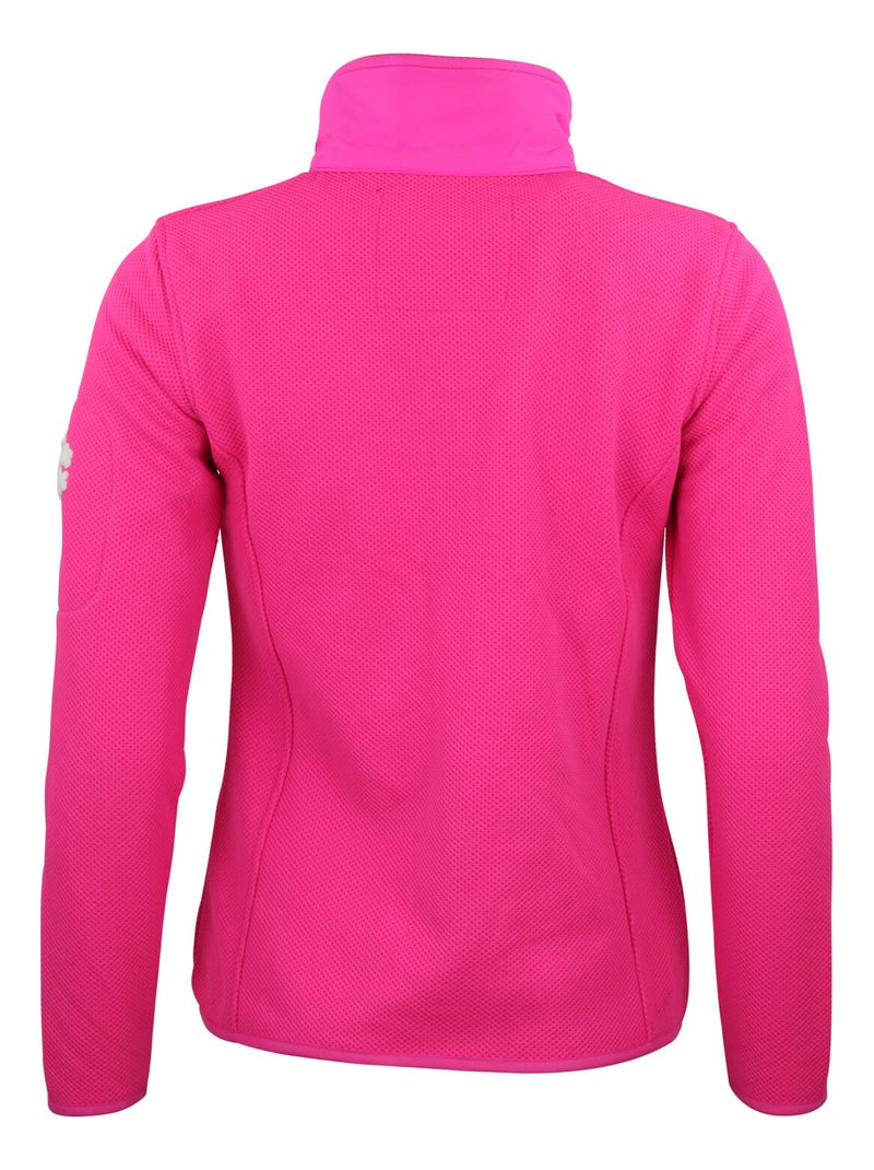 Blouson polaire   ACHILLE - PEAK MOUNTAIN Rose fushia - Kiabi