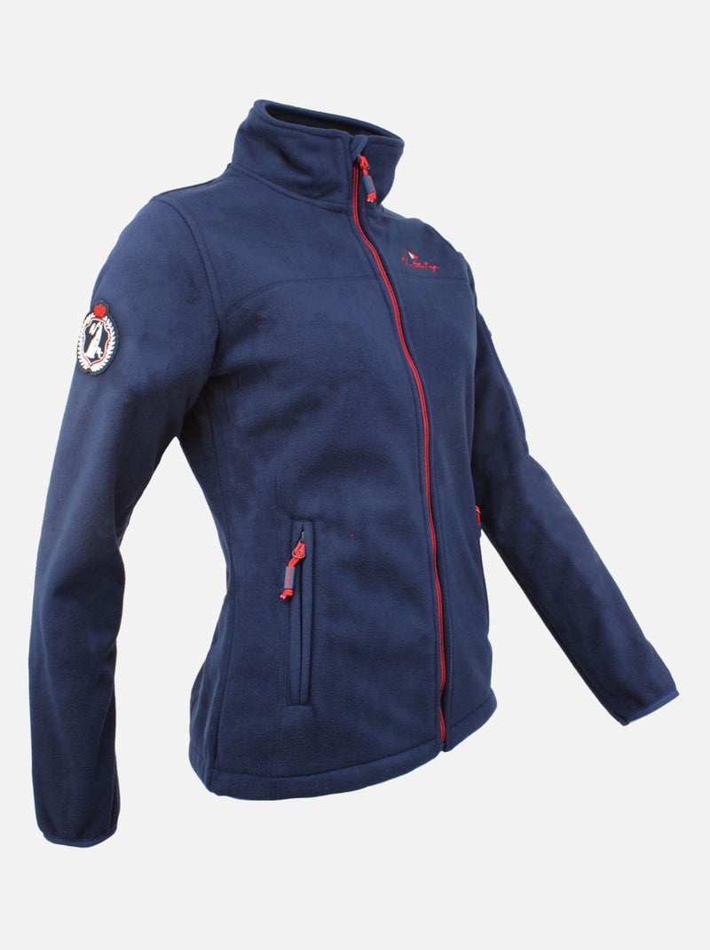 Blouson polaire   ACIMER - VENT DU CAP Bleu marine - Kiabi