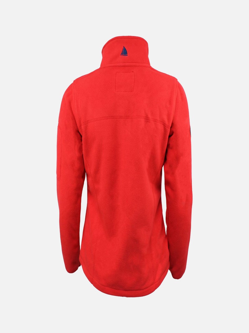 Blouson polaire   ACIMER - VENT DU CAP Rouge - Kiabi