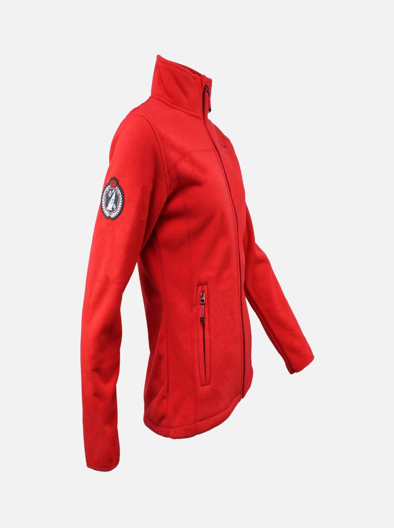 Blouson polaire   ACIMER - VENT DU CAP Rouge - Kiabi
