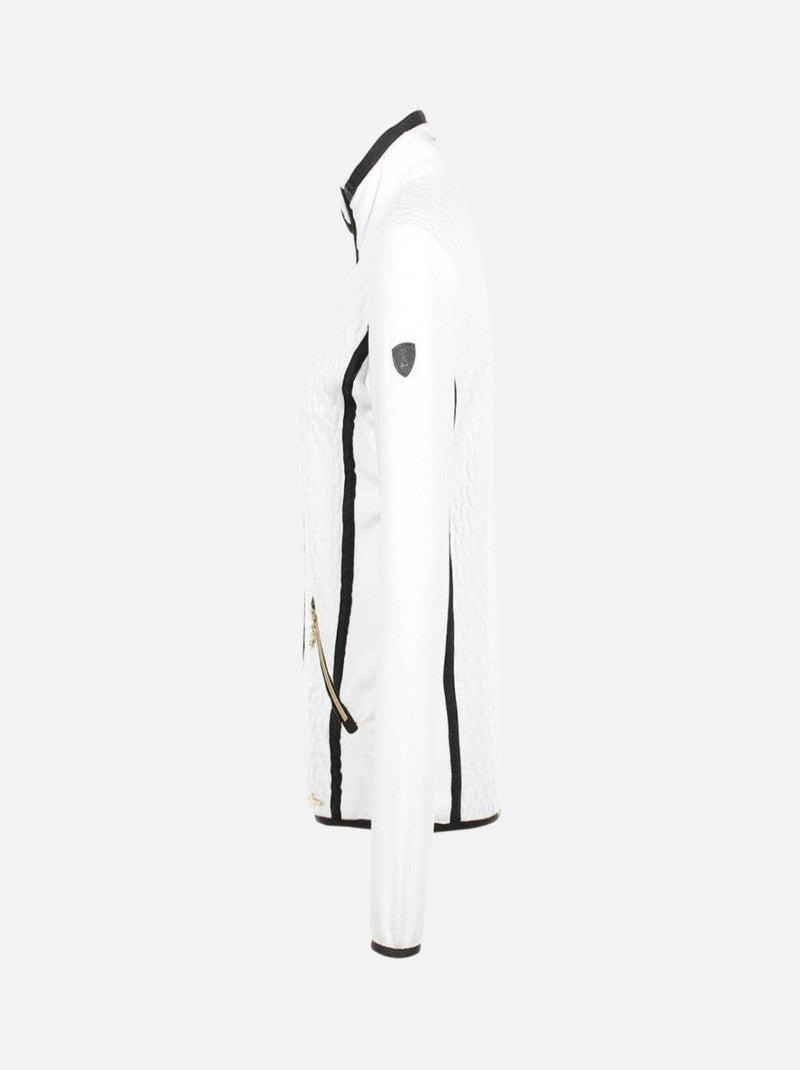 Blouson polaire   ACLAUDIA - PEAK MOUNTAIN Blanc - Kiabi