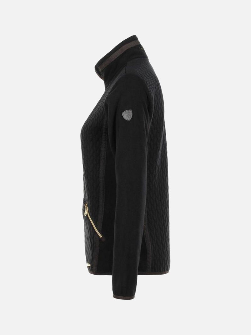 Blouson polaire   ACLAUDIA - PEAK MOUNTAIN Noir Noir - Kiabi
