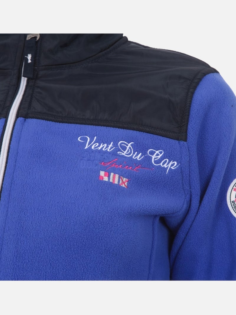 Blouson polaire   ACORTEL - VENT DU CAP Bleu - Kiabi