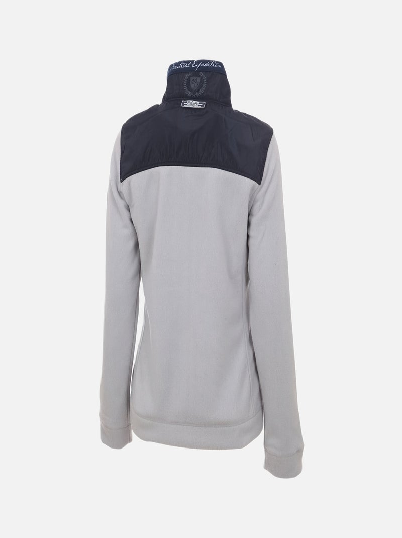 Blouson polaire   ACORTEL - VENT DU CAP Gris - Kiabi