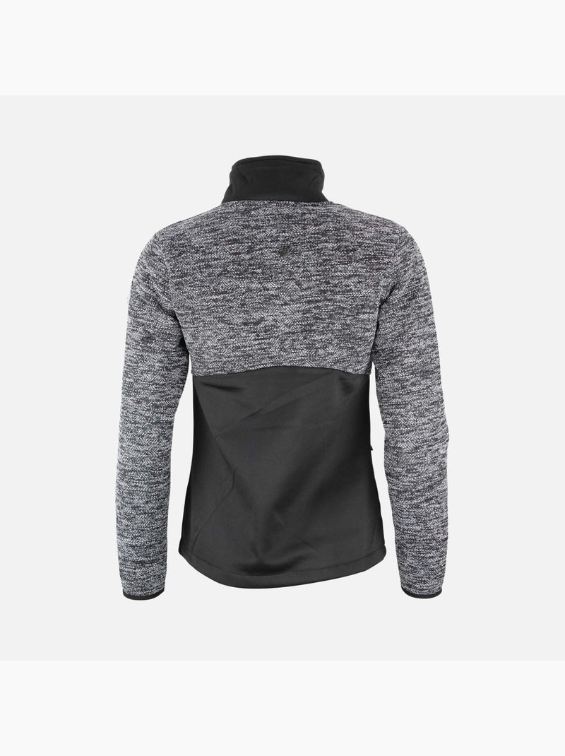 Blouson polaire   ACREST - PEAK MOUNTAIN Noir Noir - Kiabi