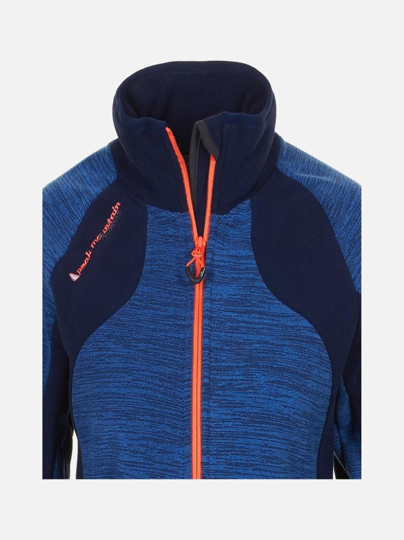 Blouson polaire   ACUT - PEAK MOUNTAIN Bleu - Kiabi