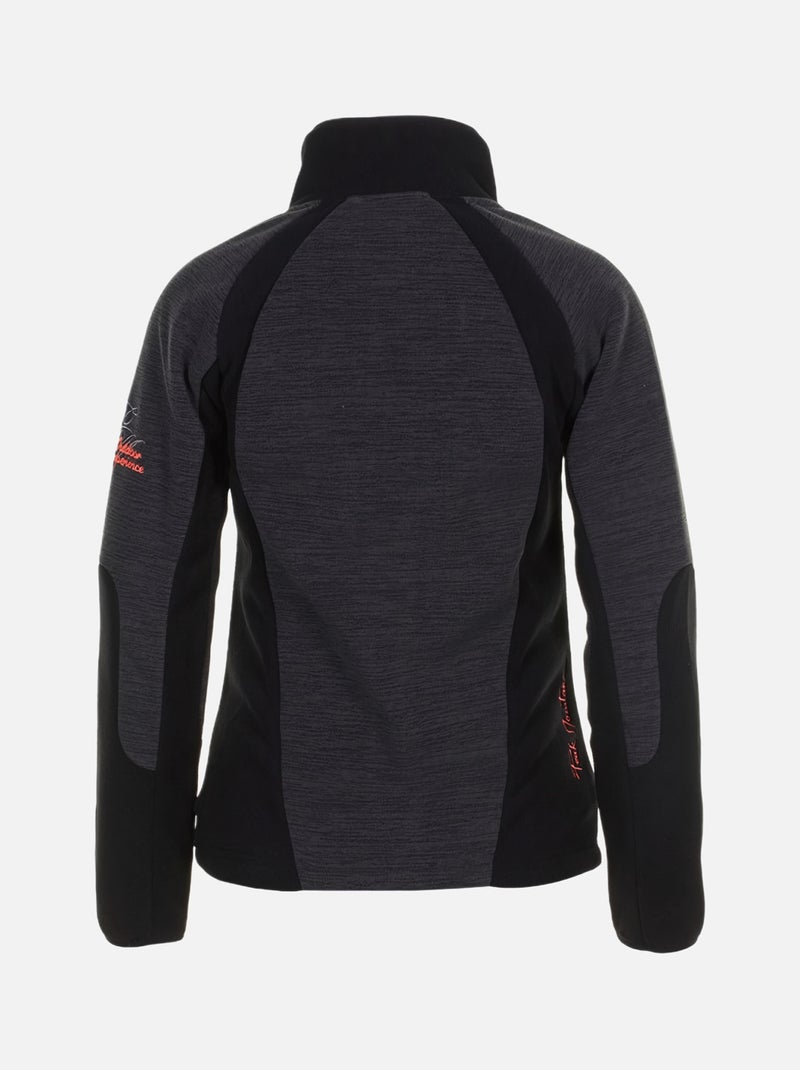 Blouson polaire   ACUT - PEAK MOUNTAIN Noir Noir - Kiabi