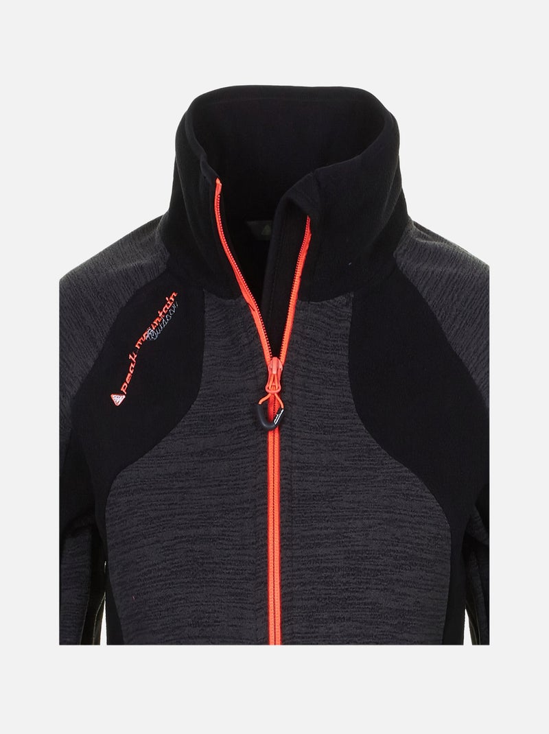 Blouson polaire   ACUT - PEAK MOUNTAIN Noir Noir - Kiabi