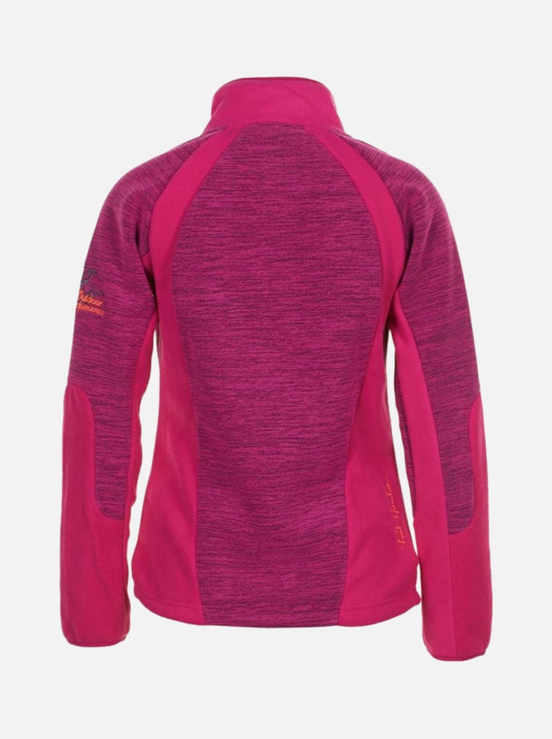 Blouson polaire   ACUT - PEAK MOUNTAIN Rose - Kiabi