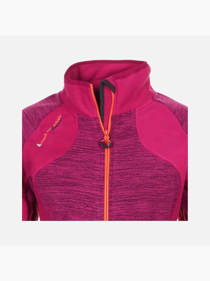 Blouson polaire   ACUT - PEAK MOUNTAIN Rose - Kiabi