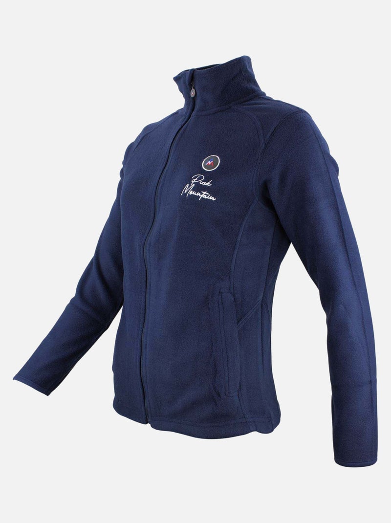 Blouson polaire   ADARO - PEAK MOUNTAIN Bleu marine - Kiabi