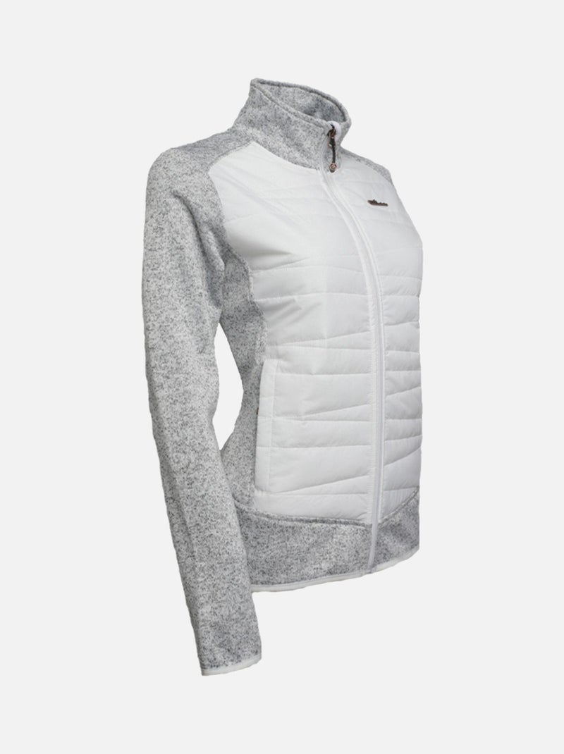 Blouson polaire   ADVANTIME - PEAK MOUNTAIN Blanc - Kiabi