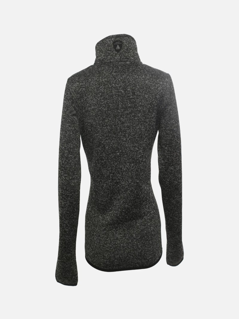 Blouson polaire   ADVANTIME - PEAK MOUNTAIN Noir Noir - Kiabi