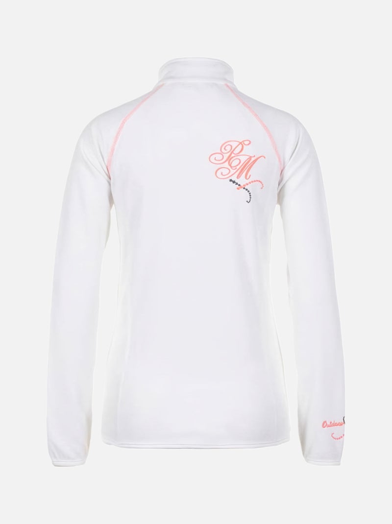 Blouson polaire   AFONE - PEAK MOUNTAIN Blanc - Kiabi