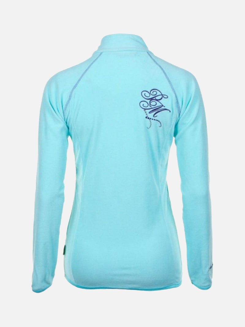 Blouson polaire   AFONE - PEAK MOUNTAIN Bleu turquoise - Kiabi