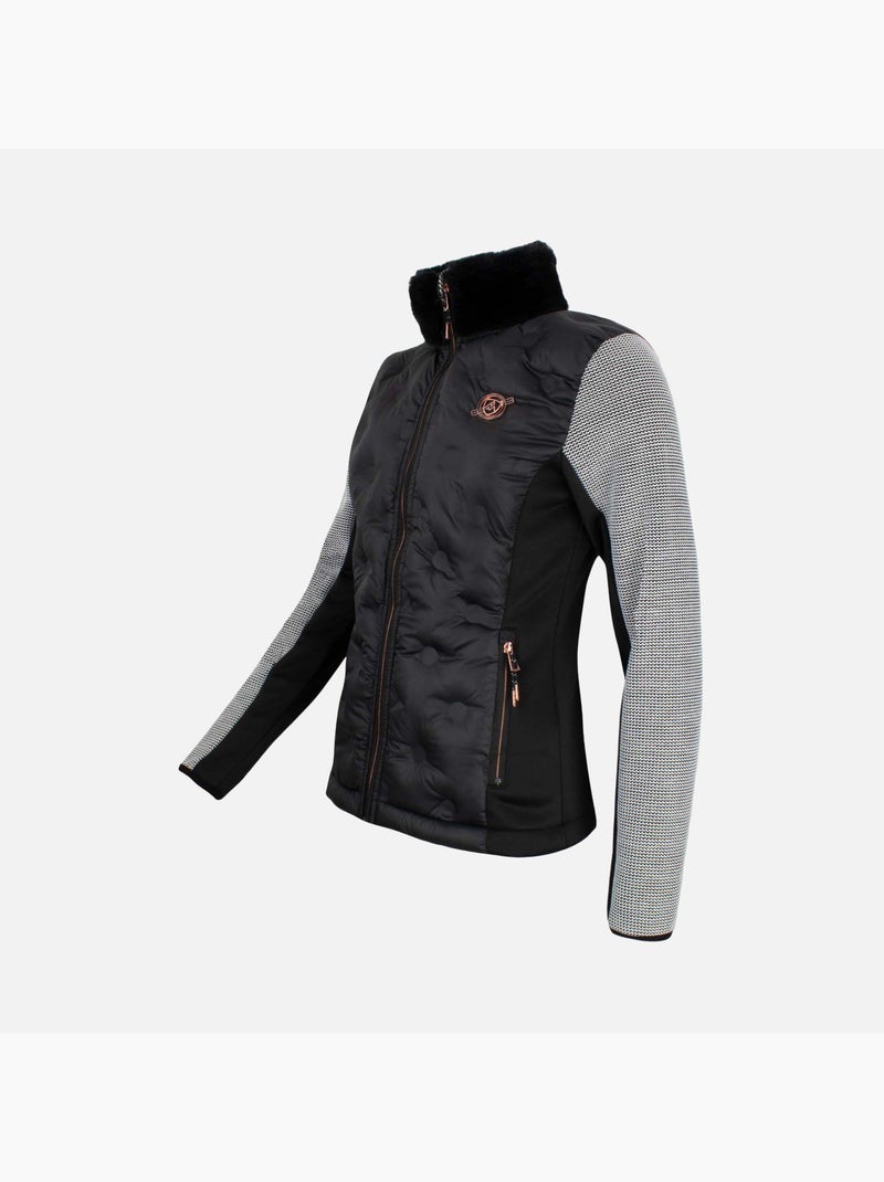Blouson polaire   AKANA - PEAK MOUNTAIN Noir Noir - Kiabi