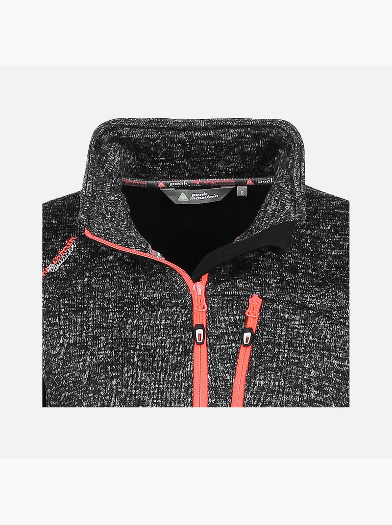 Blouson polaire   ALAIKA - PEAK MOUNTAIN Noir Noir - Kiabi