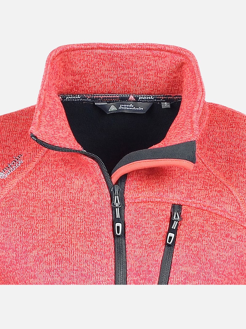 Blouson polaire   ALAIKA - PEAK MOUNTAIN Orange - Kiabi