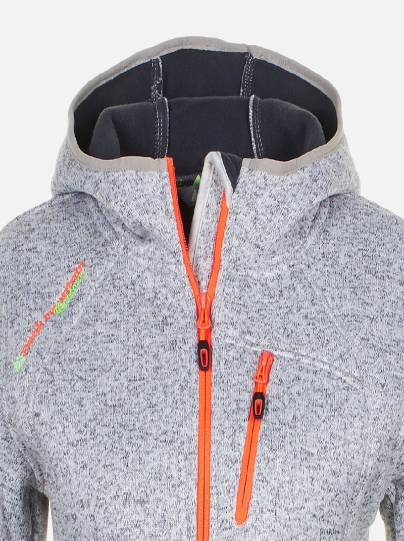 Blouson polaire   ALAINE - PEAK MOUNTAIN Blanc - Kiabi